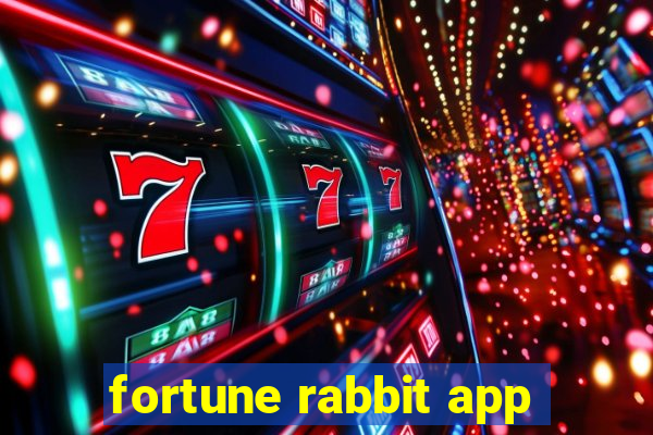 fortune rabbit app